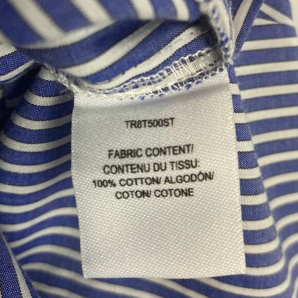 Derek Lam 10 Crosby Tie Front Paneled Striped Mini Dress Size 10 - Picture 6 of 10